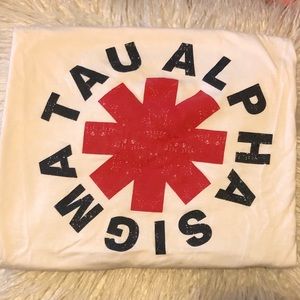 Alpha sigma tau Red Hot Chili Peppers shirt